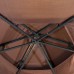 Шатер с москитной сеткой, коричневый, 1.75х1.75х2.75 м, шестиугольный, с барным столом и забором