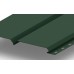 Металлический сайдинг L-Брус с покрытием Полиэстер, толщина 0,45 мм, цвет RAL 6005 (зеленый мох)