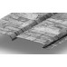Металлический сайдинг L-Брус с покрытием Ecosteel, толщина 0,5 мм, цвет белый камень