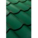 Профиль декоративный Монтерра 2,25х1,19 м толщина 0,4 мм зеленая RAL6005