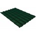 Профиль декоративный Монтерра 0,5х1,19м толщина  0,4мм зеленая RAL 6005